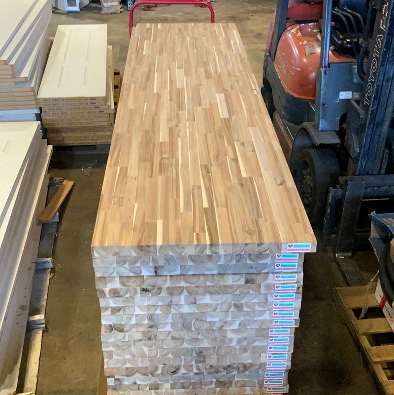 Acacia Butcher Block Countertop - 25.5" x 96" x 1.5"