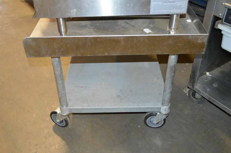 Used Commercial 60" x 30" Stainless Steel Equipment Stand w. Casters