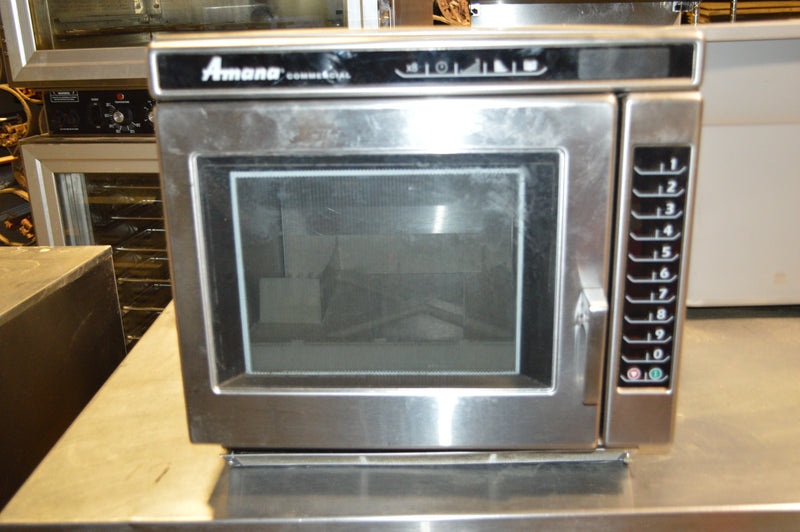 Used Amana RC17S2 Heavy Duty Stainless Steel Commercial Microwave Oven 208/230 volt