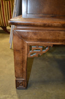HENREDON CABINET WITH BUILT IN DESK AND WINE RACK