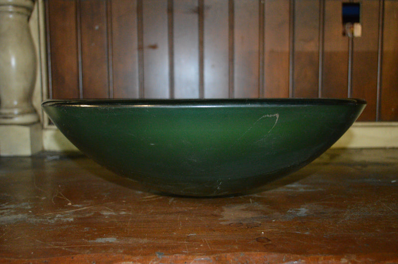 GLASS VESSEL SINK FROSTED