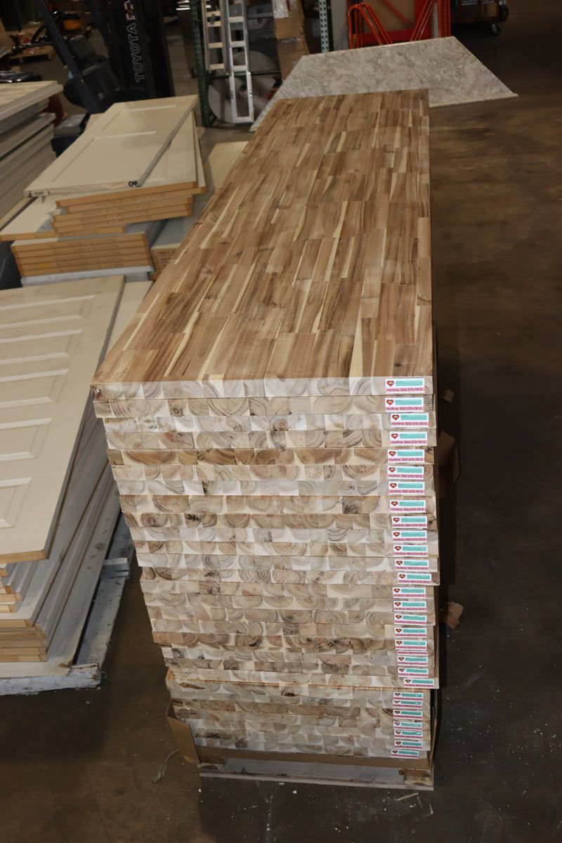 Acacia Butcher Block Countertop - 25.5" x 96" x 1.5"