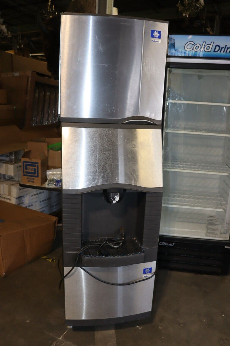 Used Manitowoc 22" Ice Machine & Dispenser with 120 Lbs. Ice Storage Capacity - Air Cooled