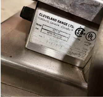 Used Cleveland SET-15 Commercial 15 Gallon Electric Tilt Skillet - 208 Volt 3 Phase