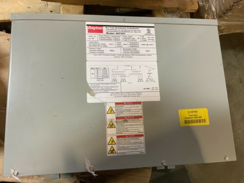`Dayton 3 phase transformer, Model 44yv01