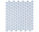 Soft Light Blue Circle Porcelain Mosaic Tile