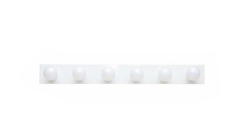 White Light Bar, 6 bulbs