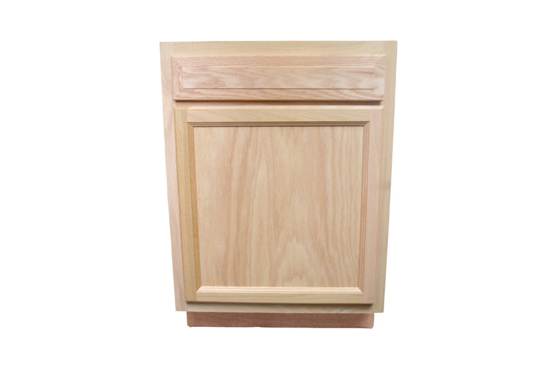 Base Cabinet in Unfinished Oak