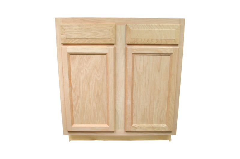 Sink Base Cabinet in Unfinished Oak