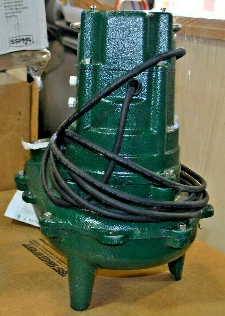 ZOELLER Sewage Ejector Pump, HP 1/2, Flow Rate,@ 10 Ft. of Head 85  Model