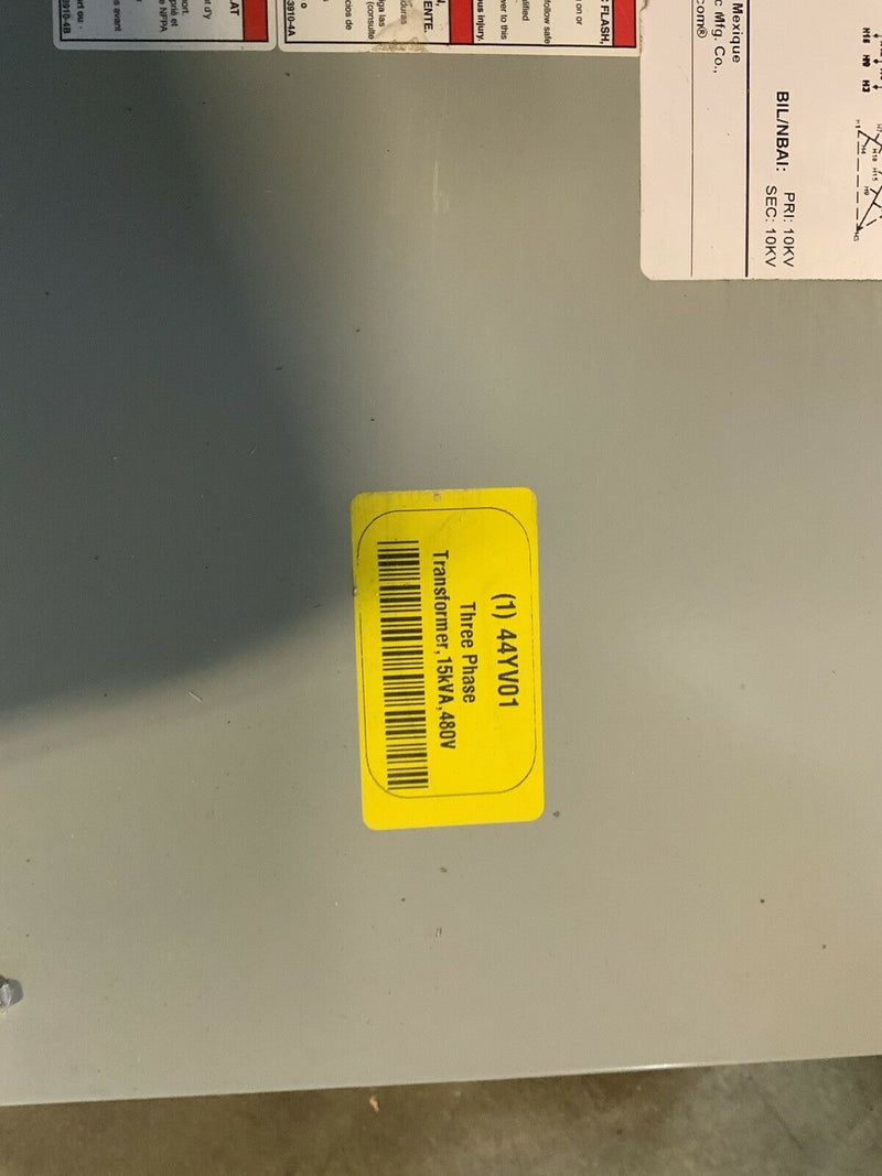 `Dayton 3 phase transformer, Model 44yv01