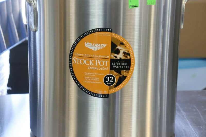 Vollrath Heavy Duty Aluminum Stock Pot Classic Select 32qt, Model 10749