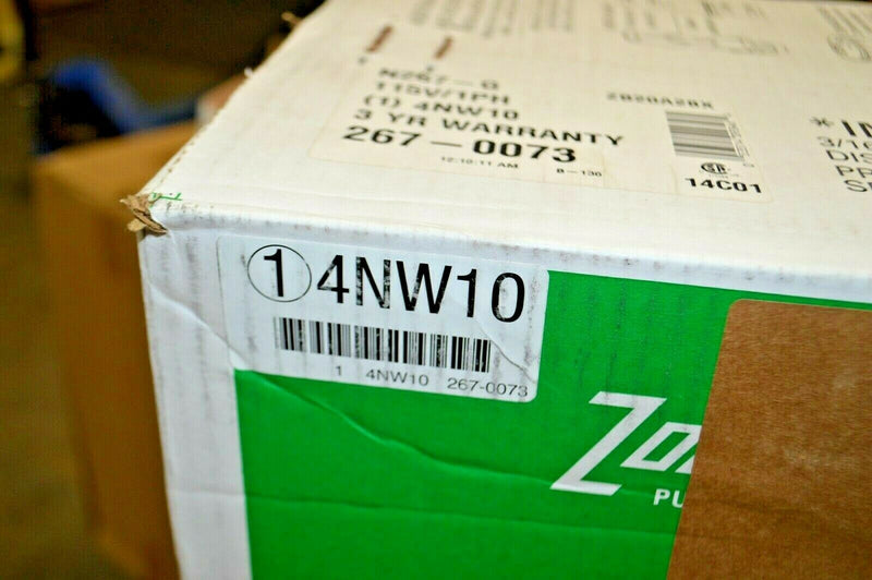 ZOELLER Sewage Ejector Pump, HP 1/2, Flow Rate,@ 10 Ft. of Head 85  Model