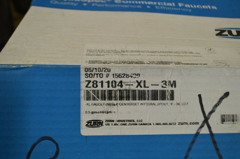 Zurn Chrome Low Arc Bathroom Sink Faucet, Model Z81104-XL-3m