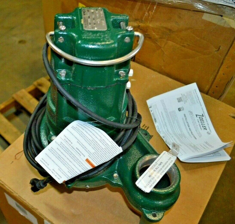 ZOELLER Sewage Ejector Pump, HP 1/2, Flow Rate,@ 10 Ft. of Head 85  Model