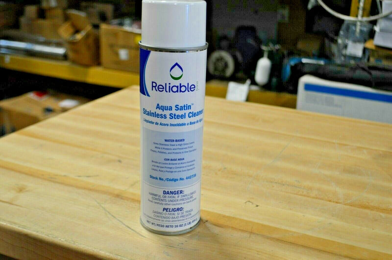 Reliable Aqua Satin Stainless Steel Cleaner spray