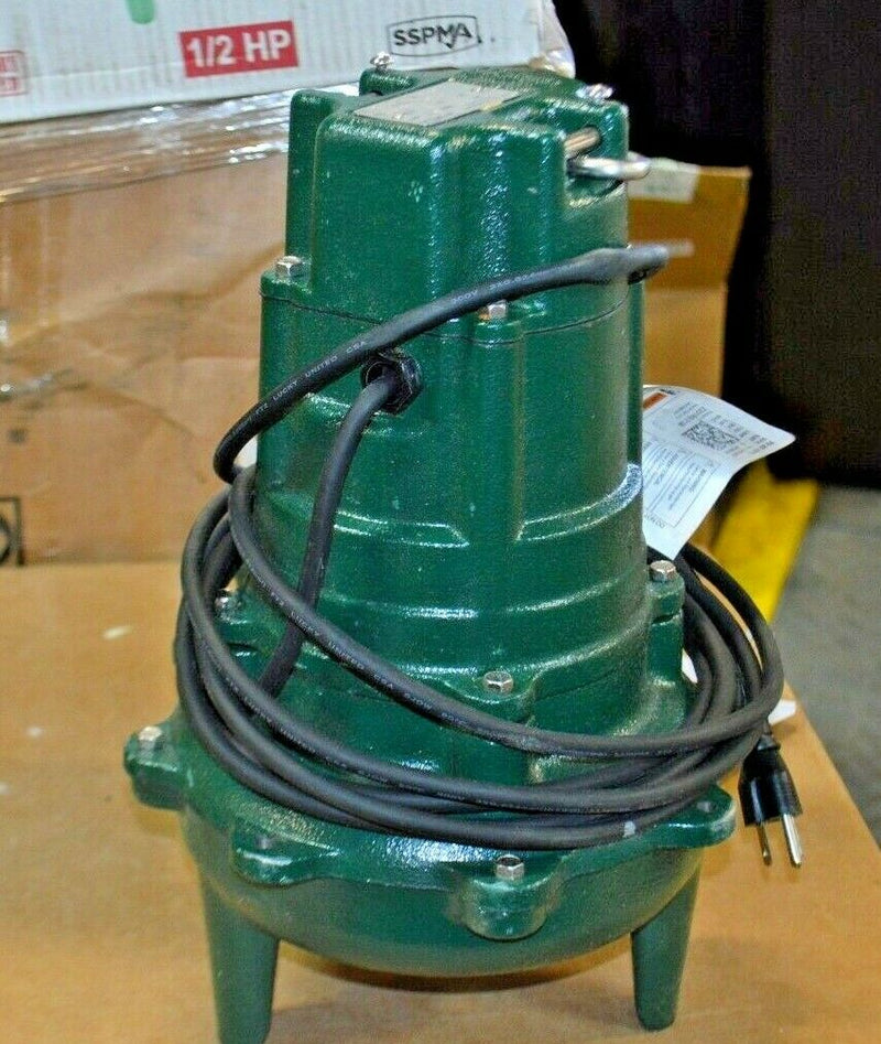 ZOELLER Sewage Ejector Pump, HP 1/2, Flow Rate,@ 10 Ft. of Head 85  Model