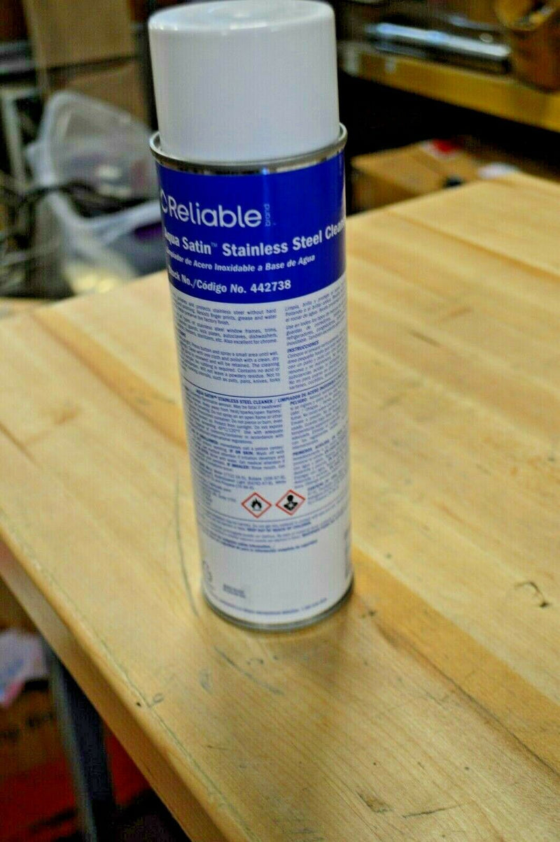 Reliable Aqua Satin Stainless Steel Cleaner spray