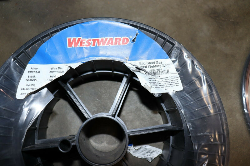 Westward 44lbs carbon steel spool mig welding wire, model 30XN95