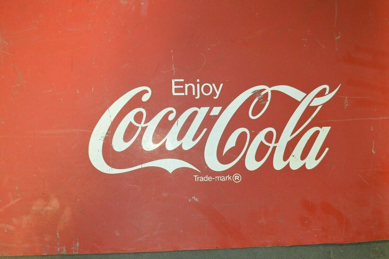Vintage Rustic Coca Cola Metal Sign 31x22