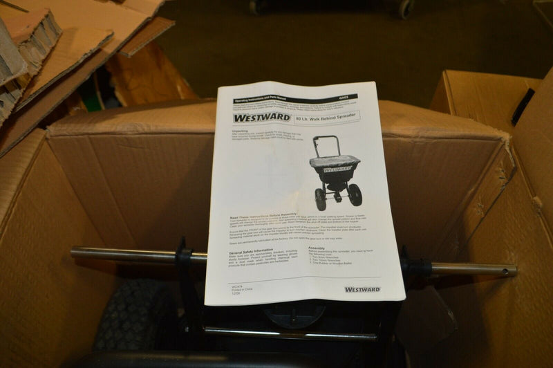 Westward 80lb Walk Behind Spreader