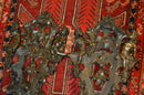 Mid 19th Century Hand Carved Walnut Chairs with cherubs, Pair