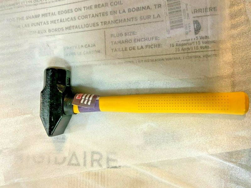 WestWard Blacksmith Hammer 4 Lb,16 In, Fiberglass Model 2DBV3