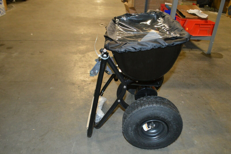 Westward Broadcast spreader, 30 lb pneumatic wheel type  10F635A