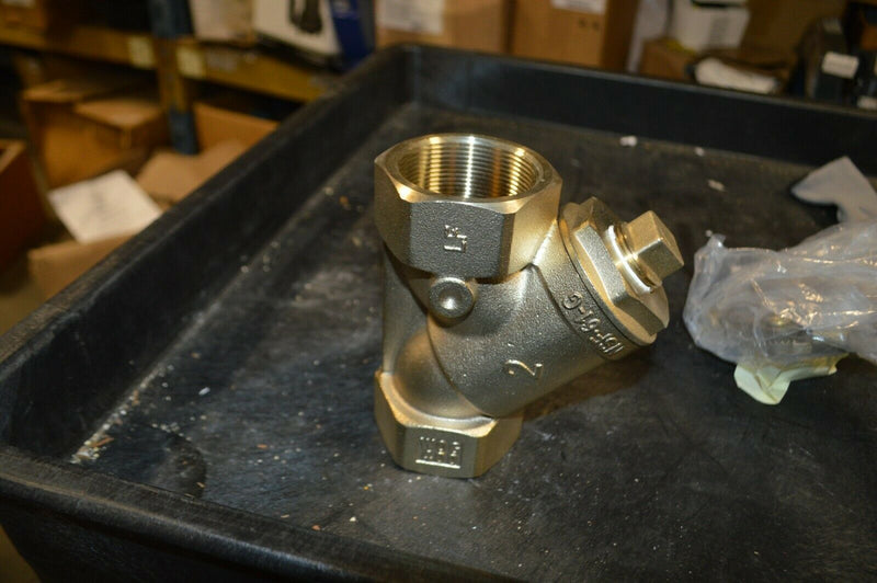 Watts 2 Inch strainer, threaded, WOG 400, WSP125.