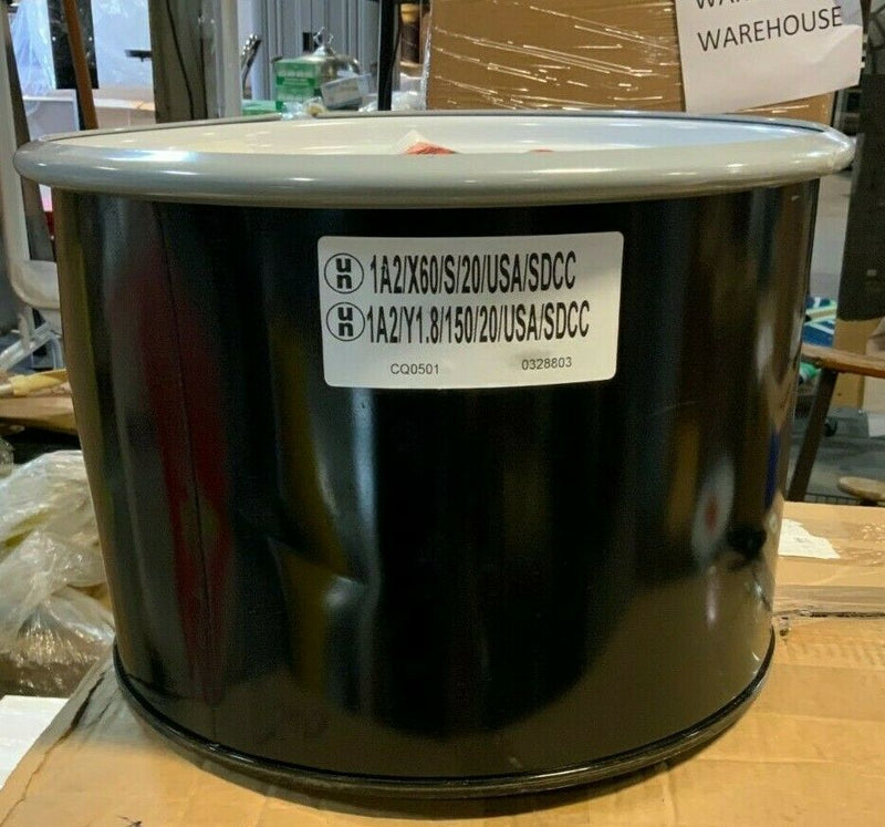 5 gal Black Steel Open Head Transport drum Model CQ0501