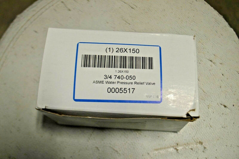 WATTS iron safety relief valve, FNPT Inlet  3/4", FNPT Outlet 1"