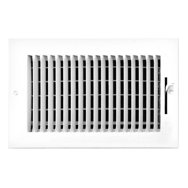 2 - Duro Dyne12 in. x 6 in. 1-Way Left/Right Side Wall/Ceiling Register