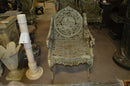 Set of 4 - FOUR SEASONS IRON CHAIR BY NORTHAMPTON, W. ROBERTS, THE LION FOUNDRY