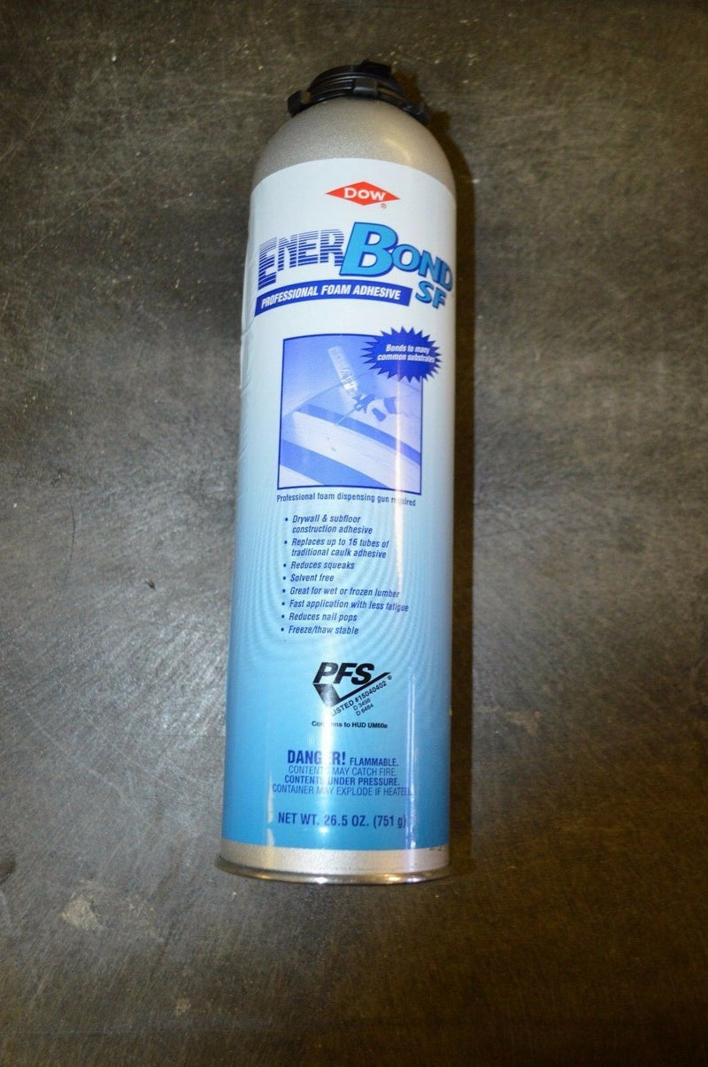 2- Dow Enerbond SF 26.5 OZ Subfloor Professional Foam Adhesive Can QTY- 2