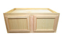 Wall Bridge Cabinet / Refrigerator in Unfinished Oak