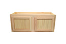 Wall Bridge Cabinet / Refrigerator in Unfinished Oak