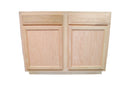 Base Cabinet in Unfinished Oak