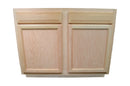 Sink Base Cabinet in Unfinished Oak