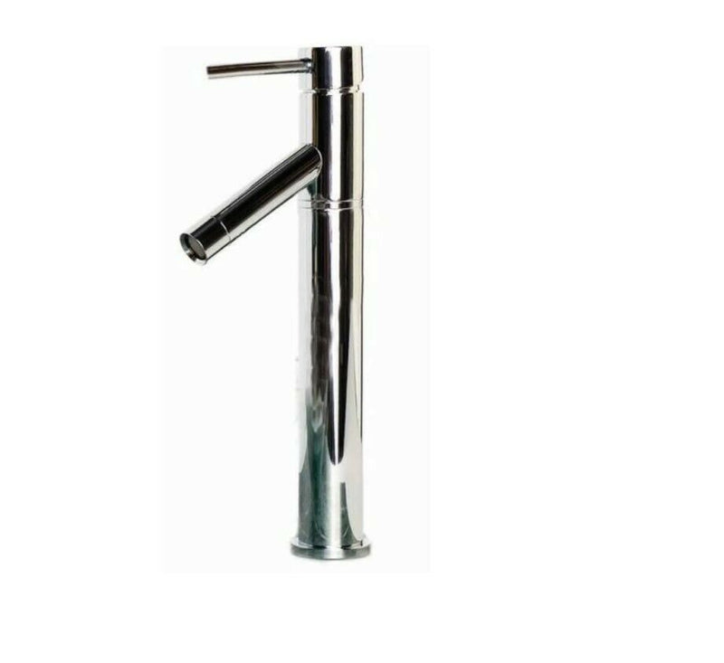 Giagni Isonzo Vessel Bowl Bathroom Faucet - Polished Chrome - Includes Metal Grid Drain, L10