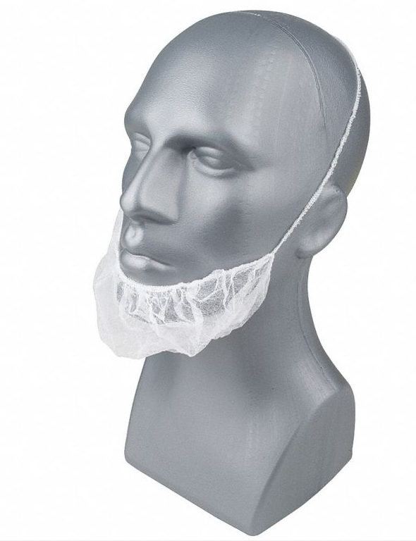 White Universal Beard Cover Lot of 1000