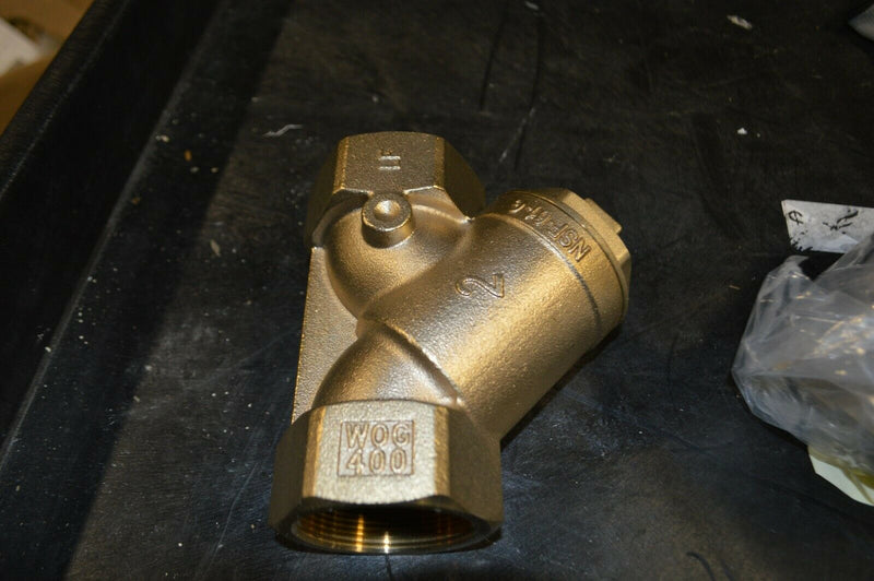 Watts 2 Inch strainer, threaded, WOG 400, WSP125.