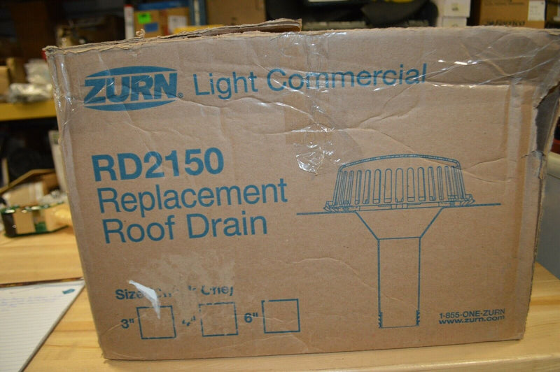 Zurn Replacement Cast Iron Roof Drain, Gasket, Pipe, Drains 3in, Mod: RD2150-SS3