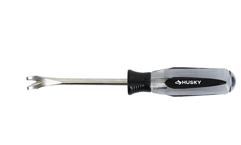 Husky 4 in. Round Shaft Standard Tack Puller Screwdriver with Butyrate Handle