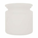 BOX OF 4 - Giagni Frost Glass Storage Jar Bathroom Canister, 903312