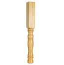 Hardware Resources P66-5-HMP Art Nouveau Post with Feather Design