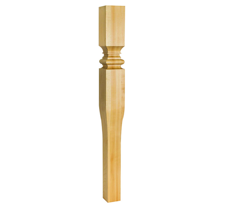 Art Nouveau Post with Feather Design model P66-5-ALD