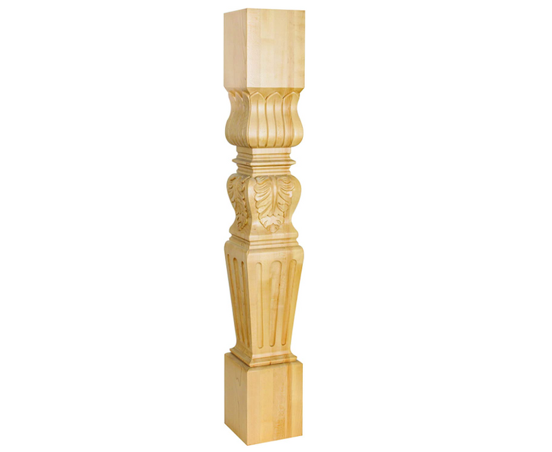 Fluted Post  5" x 5" x 35-1/2" Large Fluted Post Species: Cherry