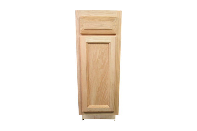 Base Cabinet in Unfinished Oak