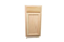 Base Cabinet in Unfinished Oak