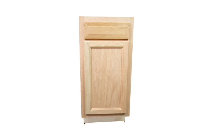 Base Cabinet in Unfinished Oak